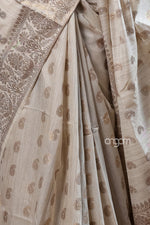 Load image into Gallery viewer, Elegant Banswara Saree with Intricate Zari Work and Borders