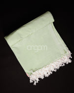 Load image into Gallery viewer, Light Green Bhagalpuri Viscose Chadar - Traditional Soft Wrap