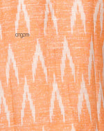 Load image into Gallery viewer, Stylish Orange Ikat Nehru Jacket for Men – Ethnic Wear