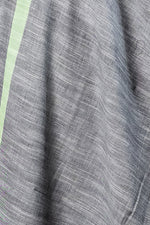 Load image into Gallery viewer, Grey Kolika Cotton Linen Dupatta with Multicolor Woven Border