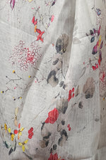 Load image into Gallery viewer, Off White Linen Dupatta with Elegant Digital Botanical Print for Ethnic Grace