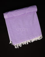 Load image into Gallery viewer, Lavender Bhagalpuri Viscose Chadar – Soft, Lightweight, and Elegant Wrap
