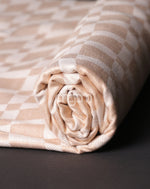 Load image into Gallery viewer, Checked Bhagalpuri Viscose Chadar – Soft, Lightweight, Traditional Wrap
