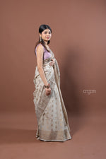 Load image into Gallery viewer, Elegant Banswara Saree with Intricate Zari Work and Borders
