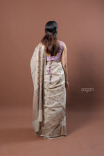 Load image into Gallery viewer, Elegant Banswara Saree with Intricate Zari Work and Borders
