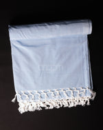 Load image into Gallery viewer, Sky Blue Bhagalpuri Viscose Chadar – Soft, Lightweight, Elegant Traditional Wrap

