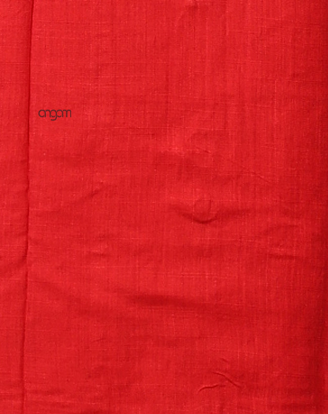 Elegant Red Cotton Nehru Jacket for Men – Ethnic Wear