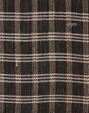 Kolika Black Checked Linen Fabric for Stylish and Comfortable Outfits